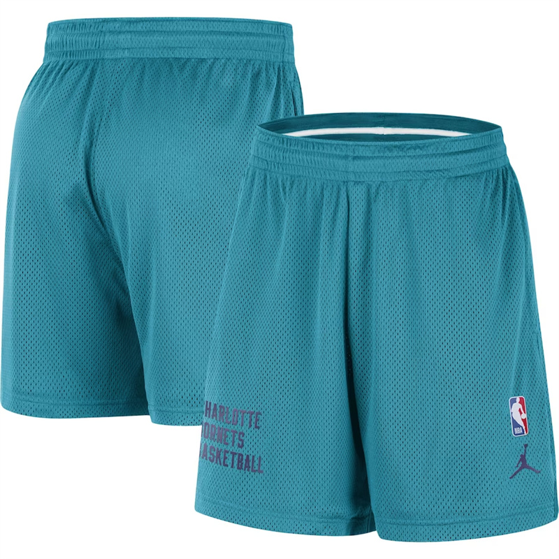 Men's Charlotte Hornets Teal Warm Up Performance Practice Shorts(Run Small) Men's Charlotte Hornets Teal Warm Up Performance Practice Shorts(Run Small)